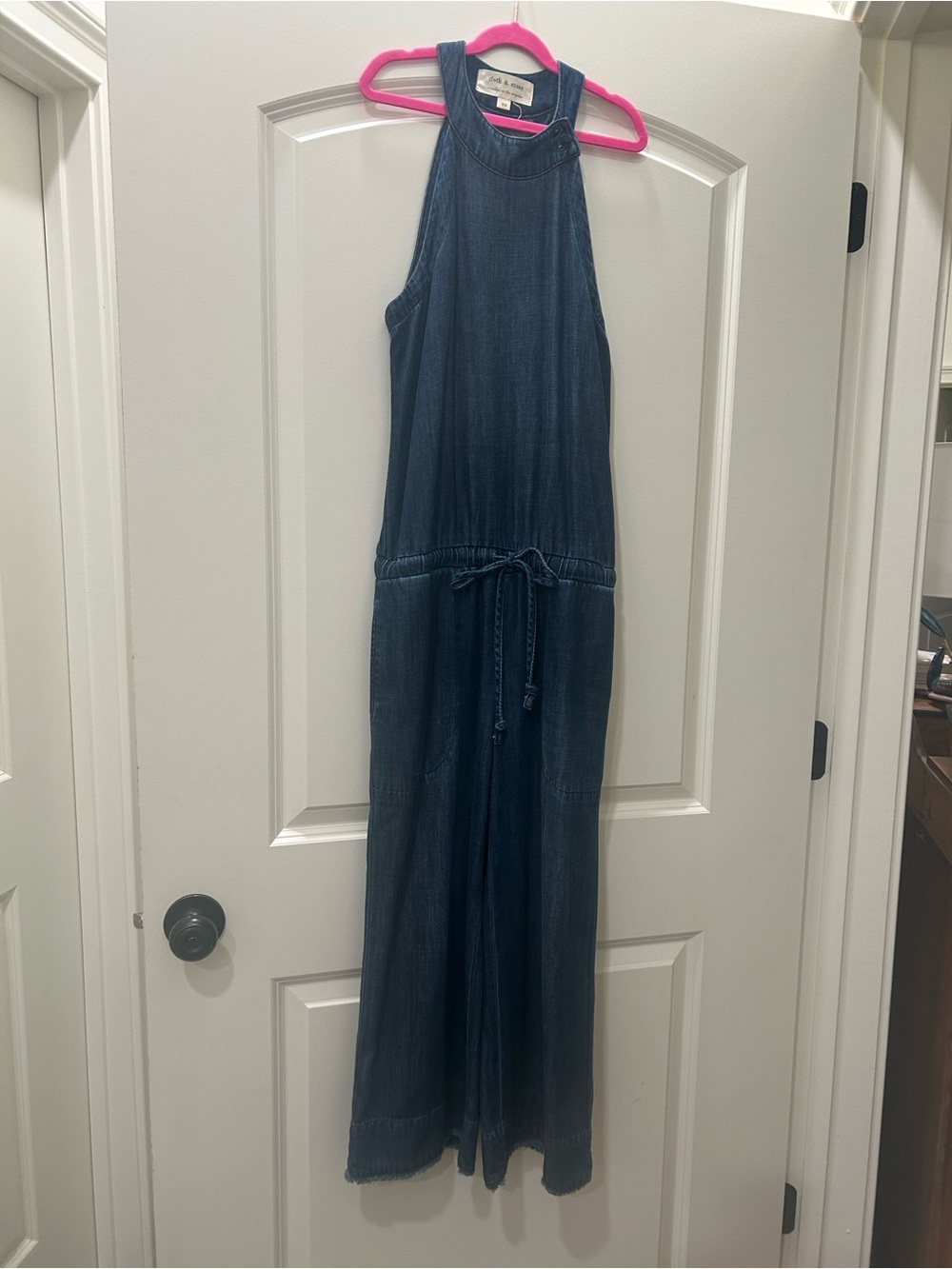 Cloth & stone denim jumpsuit